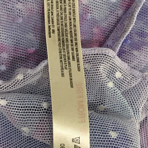 Free People Intimately sheer floral top. NWT - Picture 8 of 10